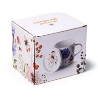 Nectar Meadows Porselein Mok met Onderzetterdeksel Set - thumbnail