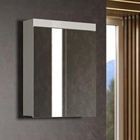 AMANDA badkamermeubel - 2 spiegeldeuren - L60 x D17 x H77 cm - Wit - TRENDTEAM - thumbnail