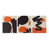 Schilderij DKD Home Decor Circle Art Abstract Modern (40 x 1,8 x 50 cm) - thumbnail