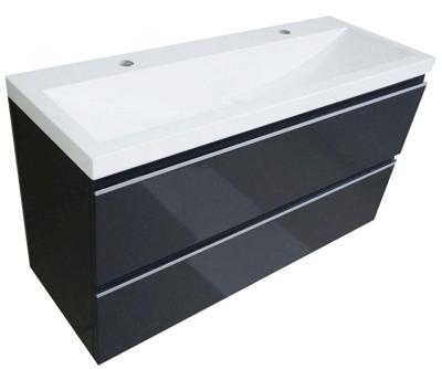 Wiesbaden onderkast 100 cmx36 cm zo.wastafel gl.grijs