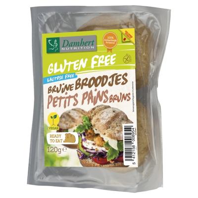 Damhert Damhert Bruine Broodjes Gluten Vrij (120g) Damhert Damhert Bruine Broodjes Gluten Vrij (120g)