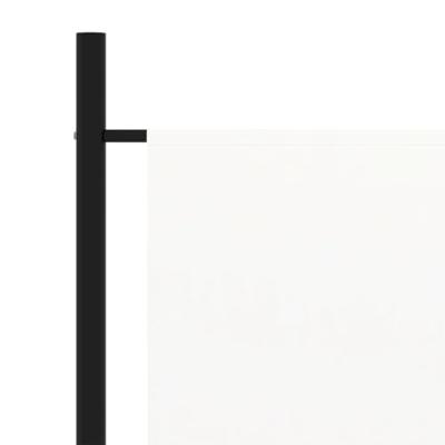 Kamerscherm met 1 paneel 175x180 cm stof wit - thumbnail