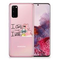 Samsung Galaxy S20 Telefoonhoesje met Naam i Can - thumbnail
