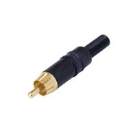 Rean NYS373-0 RCA kabeldeel zwart - thumbnail