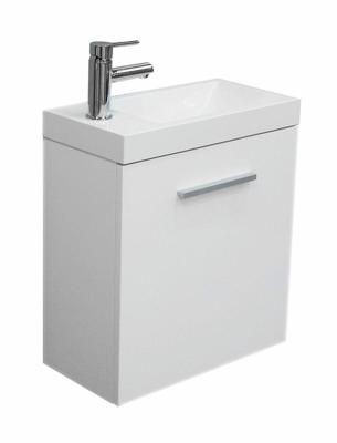 Wiesbaden Emma fonteinkastje + wastafel 50 x 25 x 50 cm wit