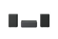 LG SPQ8-S draadloze achterluidsprekers (140 Watt) voor de LG Soundbars DS90QY & DS80QY, Dark Steel Silver [Modeljaar 2022] - thumbnail