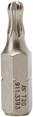 KS Tools 911.3393 9113393 Torx-bit T 20 Speciaal staal Vernikkeld C 6.3 1 stuk(s)