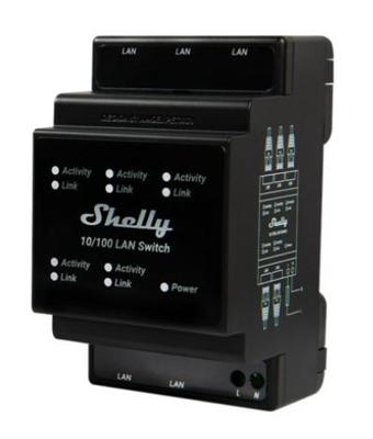 Shelly Shelly LAN Switch DIN-railrelais
