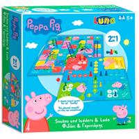 Luna bordspellen Peppa Pig 21,5 cm karton 2 stuks - thumbnail