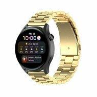 Stalen schakelband - Goud - Huawei Watch 4 (pro) / 3 (pro) / Ultimate Stalen schakelband - Goud - Huawei Watch 4 (pro) / 3 (pro) / Ultimate