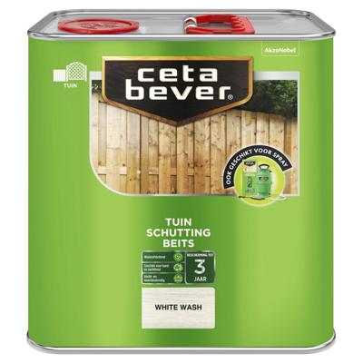 Cetabever Schuttingbeits Mat - White Wash - 2,5 liter