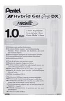 Gelschrijver Pentel K230M medium metallic zilver | 12 stuks - thumbnail