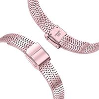 Stainless steel slim fit bandje - Rosé pink - Geschikt voor Apple Watch 38mm / 40mm / 41mm / 42mm - thumbnail