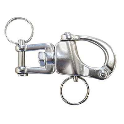 Non-stop dogwear® Snelsluiting Karabijnhaak Quick Release Snap Hook, grey