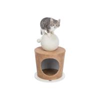 TRIXIE KATTENMAND TON MET KRABBAL TAUPE 36X36X50 CM - thumbnail