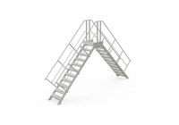 Altrex Overstapbordes - 45° hellingshoek - 11 treden - 224531 - thumbnail