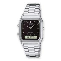 Unisex horloge Casio EDGY COLLECTION - BLACK Zwart Zilverkleurig - thumbnail