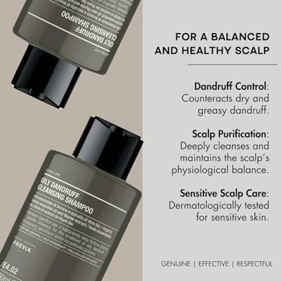 Previa Natural Haircare Extra Life Oily Dandruff Cleansing Shampoo 100ml