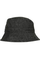 Flexfit FX5003DB Denim Bucket Hat - Black/Grey - One Size - thumbnail