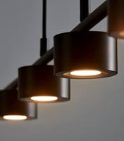 Nordlux 4-lichts hanglampClyde zwart design - 2010813003 - thumbnail