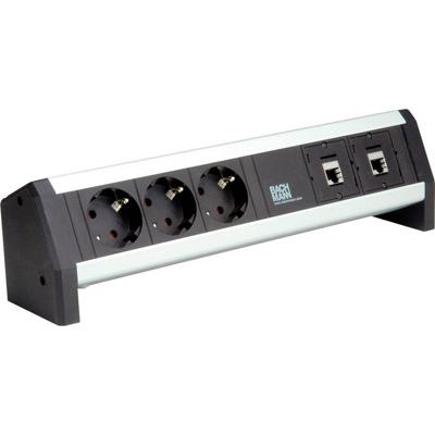 Bachmann BM0010727 Stekkerdoos Zwart, Zilver 1 stuk(s)