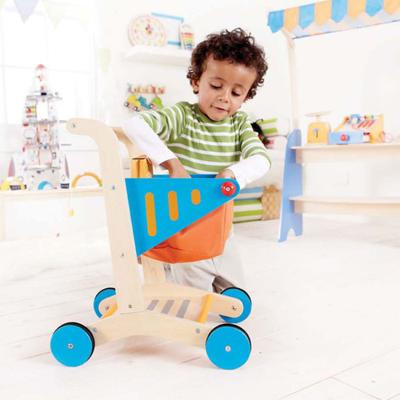 Hape houten winkelwagen