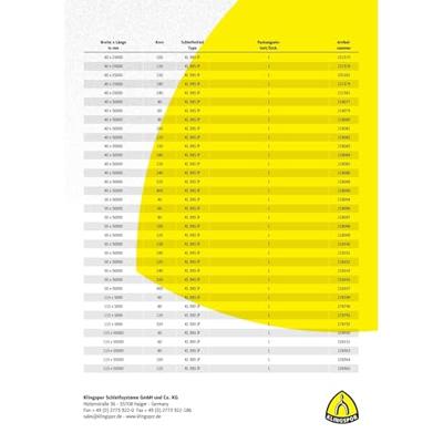 Klingspor KL 385 JF 221381 Schuurpapierrol Korrelgrootte (num) 240 (l x b) 25000 mm x 40 mm 1 stuk(s)