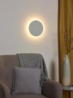 Lucide EKLYPS LED - Wandlamp - Ø 25 cm - LED - 1x9W 3000K - Wit - thumbnail