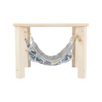 Hangmat Trixie Grijs Perzik 37 × 29 × 37 cm Hout - thumbnail