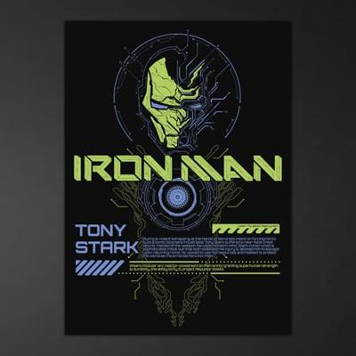 Poster Marvel - Iron Man - Glow in the Dark 50x70cm Poster Marvel - Iron Man - Glow in the Dark 50x70cm