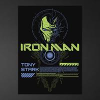 Poster Marvel - Iron Man - Glow in the Dark 50x70cm - thumbnail