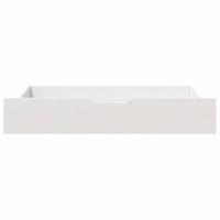 VidaXL Bedlades 2 st 90x55x17 cm massief grenenhout wit - thumbnail