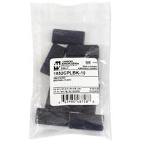 Hammond Electronics 1552CPLBK-10 Eindplaat ABS kunststof Zwart (l x b x h) 51 x 76 x 16 mm 10 stuk(s) - thumbnail