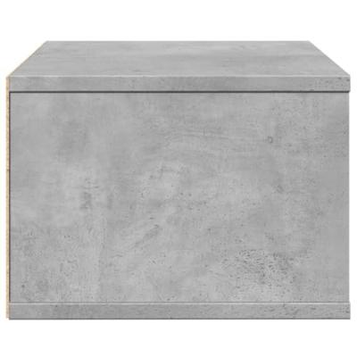 VidaXL Printerkastje 40x32x22,5 cm bewerkt hout betongrijs