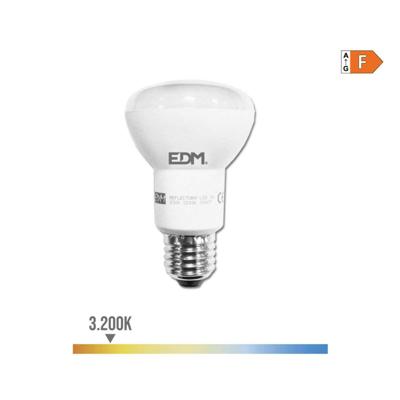Ledlamp EDM 35477 F 7 W 48 W 37 W E27 600 lm 470 lm Ø 6,3 x 10 cm Reflector (3200 K) Ledlamp EDM 35477 F 7 W 48 W 37 W E27 600 lm 470 lm Ø 6,3 x 10 cm Reflector (3200 K)