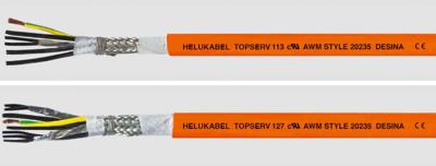 HELU TOPSERV® 113 Servokabel 4 G 2.5 mm² + 2 x 1 mm² Oranje 74507 500 m