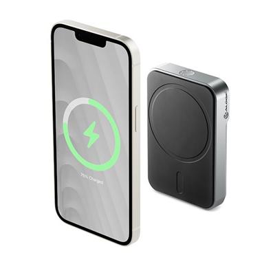 Alogic Matrix Universal Magnetic Powerbank 5000 mAh Magsafe Li-ion USB-C Zwart