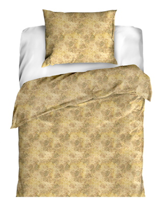 Dekbedovertrek set - Bruin