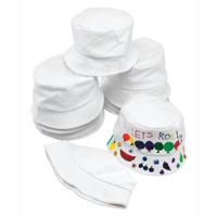 Colorations Versier je eigen canvas vissershoed, set van 10 - thumbnail