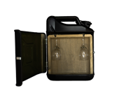 Jerrycan Wijnbar - Zwart - Origineel en Stijlvol Wijncadeau - Handige Opslag voor Wijnliefhebbers - thumbnail