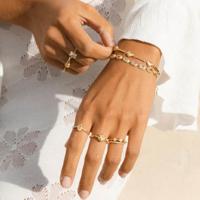 Dames ring 24KAE 124108Y/54 Gouden 14 - thumbnail