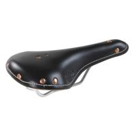 Selle Monte Grappa Monte grappa zadel old frontiers sport leer zwart - thumbnail