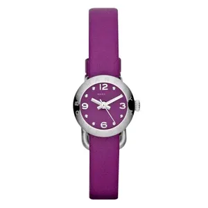 Horlogeband Marc by Marc Jacobs MBM1252 Leder Paars 10mm