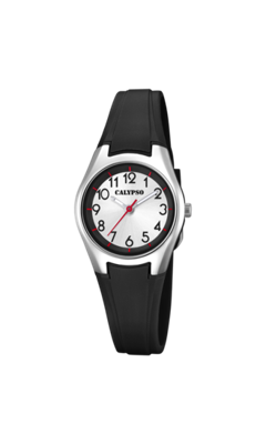 Horlogeband Calypso K5750 Kunststof/Plastic Zwart