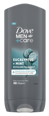 Dove Men +Care Body Face & Hair Wash Eucalyptus + Mint