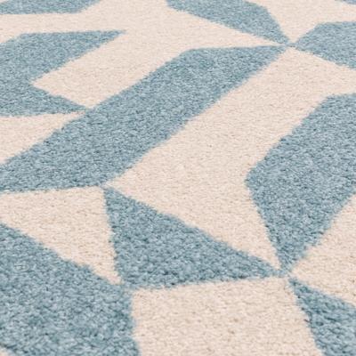 Easy Living - Vloerkleed Muse Blue Shapes Rug MU03 - Easy Living - Vloerkleed Muse Blue Shapes Rug MU03 -