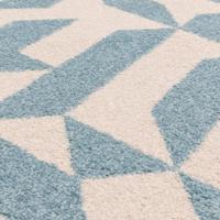 Easy Living - Vloerkleed Muse Blue Shapes Rug MU03 - - thumbnail