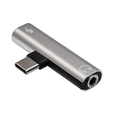 AKYGA Hoofdtelefoonadapter AK-AD-71 USB type C naar USB type C/Jack 3,5 mm voor Android, DAC converter chip Hi-Fi Audio