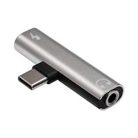 AKYGA Hoofdtelefoonadapter AK-AD-71 USB type C naar USB type C/Jack 3,5 mm voor Android, DAC converter chip Hi-Fi Audio - thumbnail