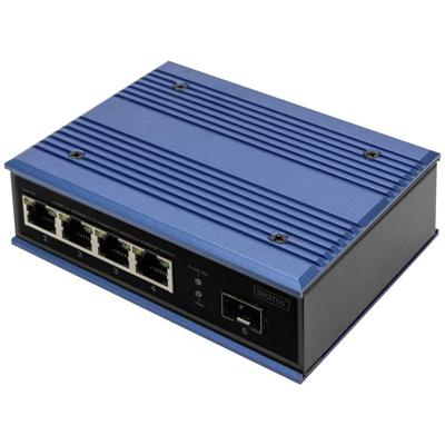 Digitus DN-651130 Industrial Ethernet Switch 4 + 1 poorten 10 / 100 MBit/s Digitus DN-651130 Industrial Ethernet Switch 4 + 1 poorten 10 / 100 MBit/s
